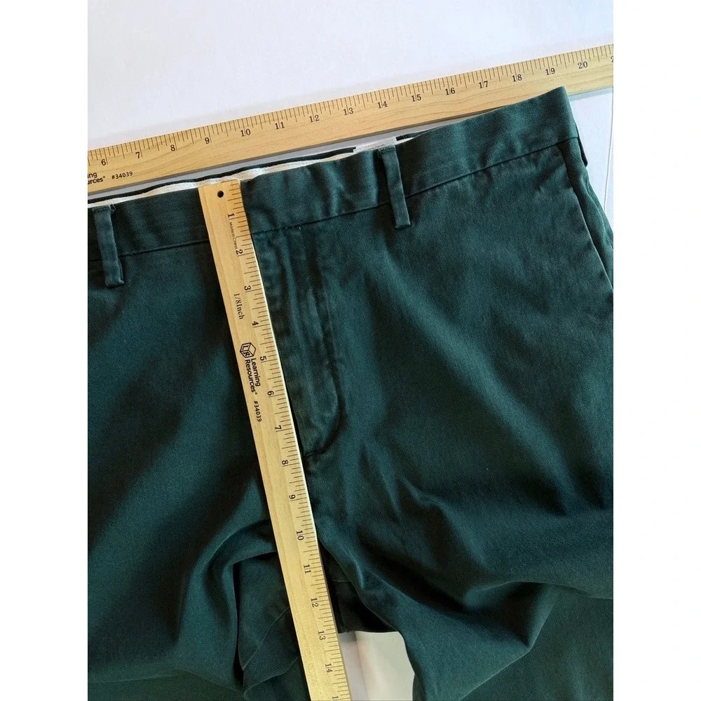 Banana Republic Fulton Skinny Fit Mens 38x34 Emerald Green Chino‎ Pants